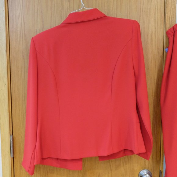 Zahara, Red Ankle Length Long Skirt Dress Suit with Rhinestone Cami - Picture 4 of 12